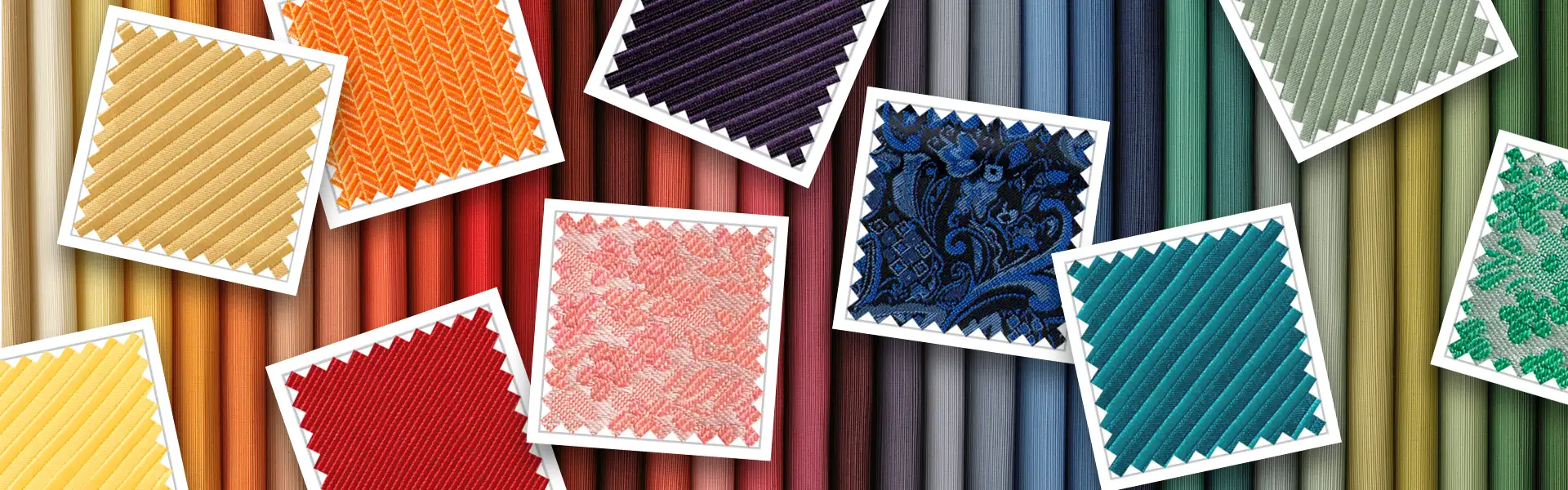 Different fabric swatches available for free 